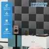 A20F-24PCS Sound Absorber Acoustic Foam Sound Insulation Wall Sound Insulation For Podcasts Reduce Noise (30 X 30 X 2.5 Cm)