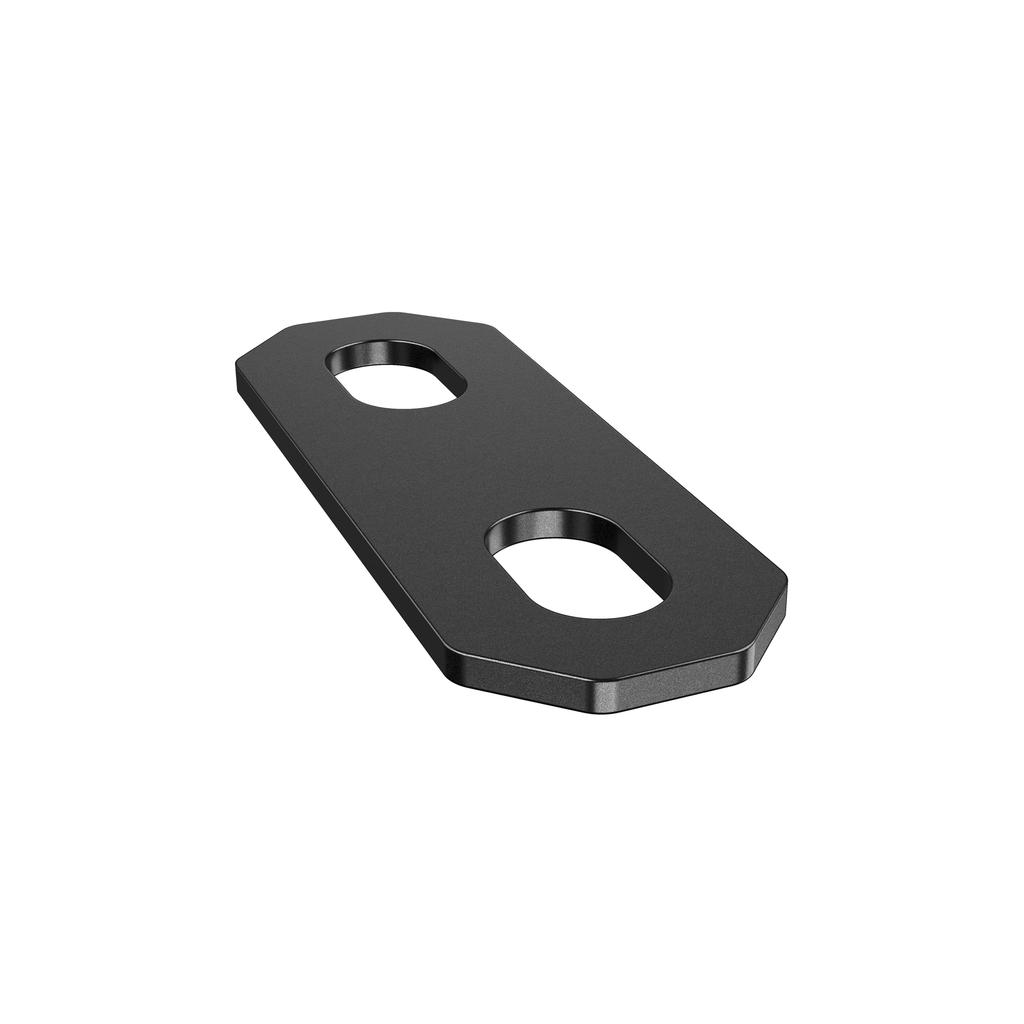 Kaedear Motorcycle Universal Stainless 2mm Universal Set of Custom Brackets x 2 x 25 x Brackets, Steel, Thick, Fit, 2, (KDR-YX-S7-2M10) (M10 Holes/70