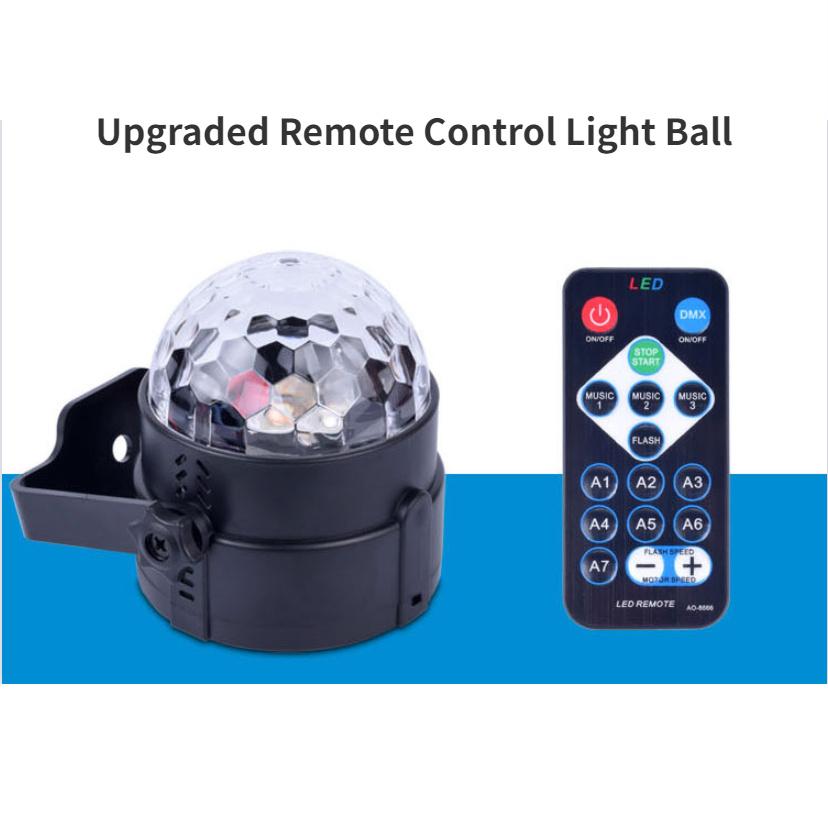 Mini Disko Párty Světelná Koule KTV Projekce Barevná Atmosféra Rotující Světlo Malá LED Pódium Barevná Lampa