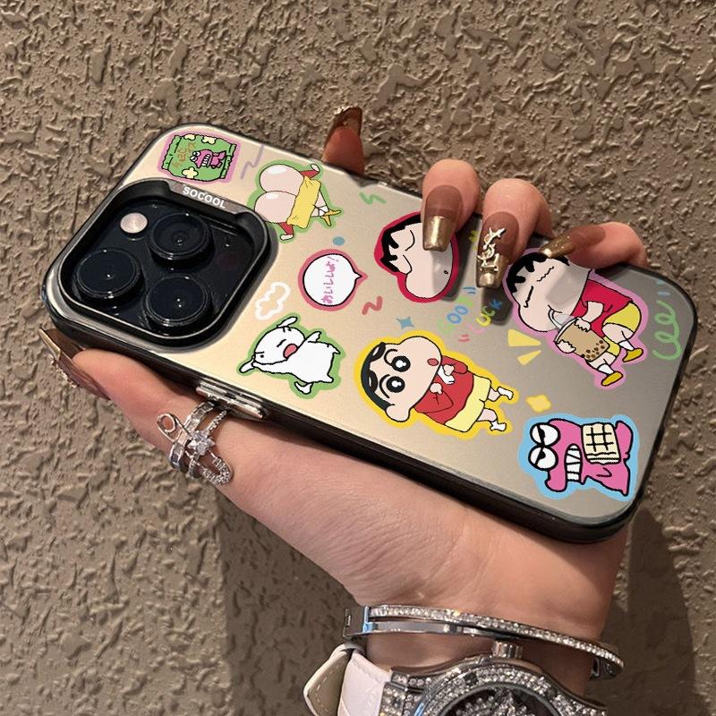 Applicable iPhone11/12/13/14 Promax15 Huawei cute fun cartoon crayon small new phone case