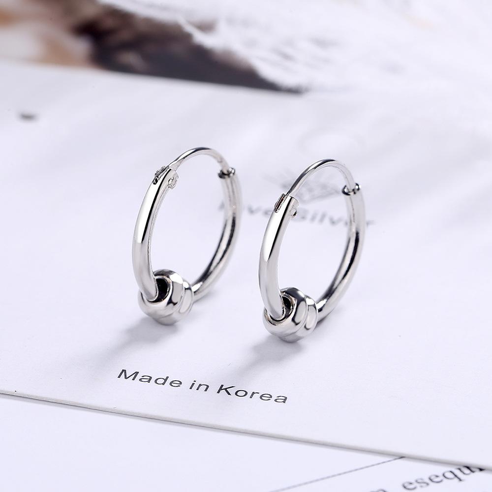 New 925 Sterling Silver Heart Stud Earrings For Women High Quality Exquisite Student Girlfriend Jewelry Accessories Heart Gift