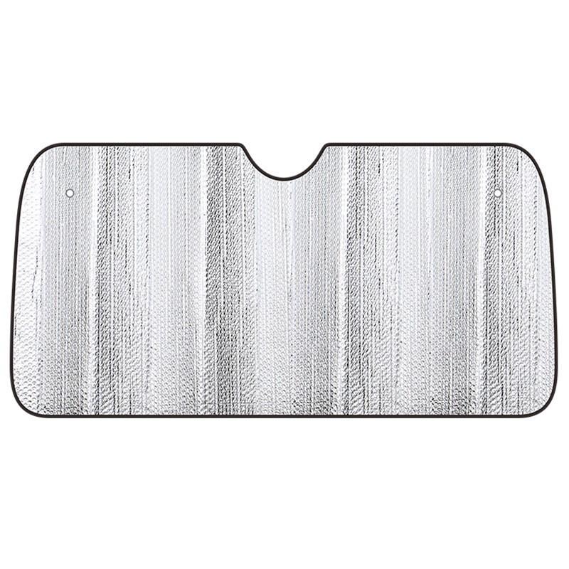 Silver-Coated Anti-Glare Car Sunshade Umbrella for Front and Side Windows.