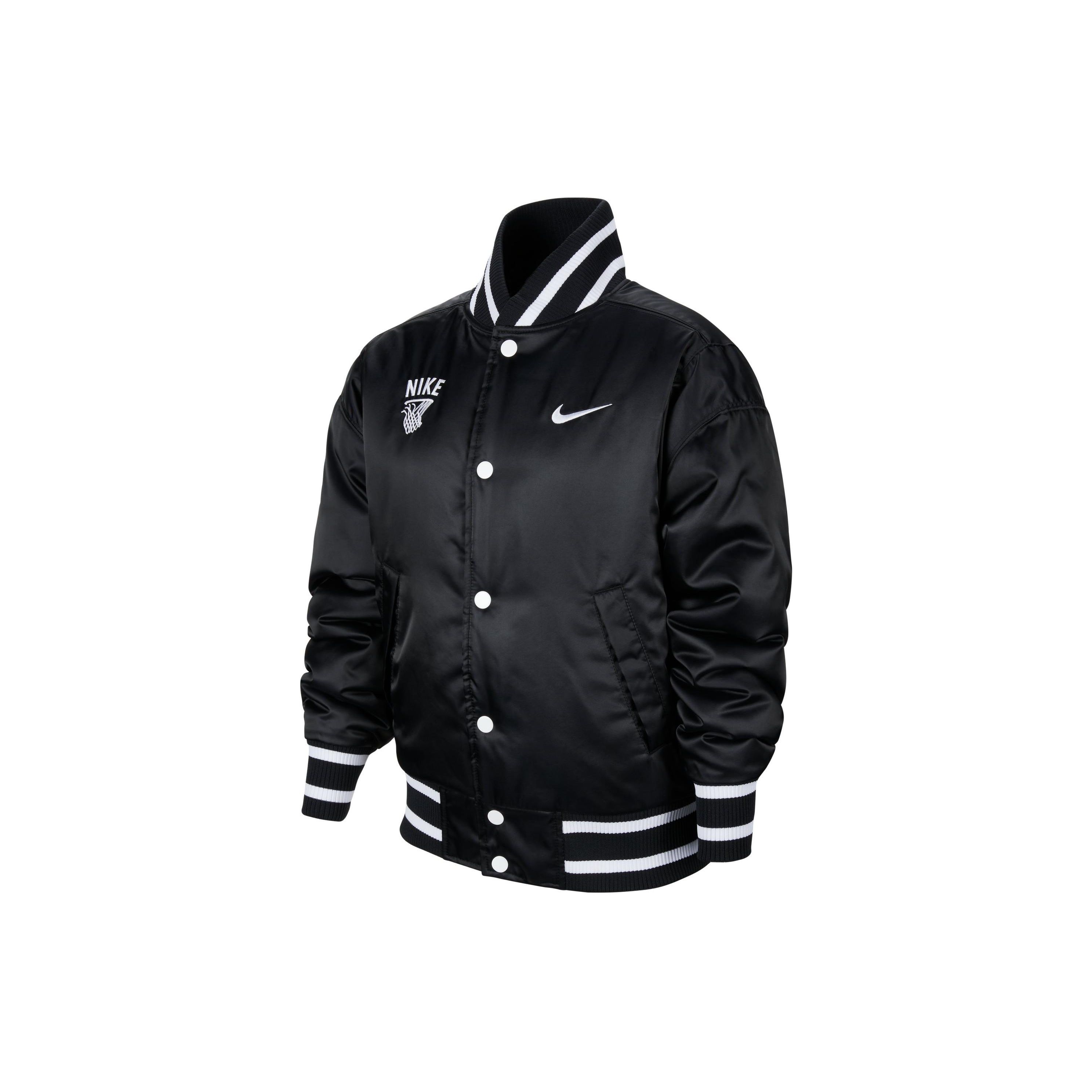 Nike Kids Varsity Jacket Black Big Kids HF1123010 M