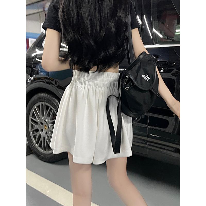 Spice Girls Pink Slacks for Girls Little Men with High Waists Sports Style Slim Straight Shorts