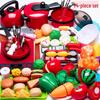 Children's Kitchen Playset: Fun Cooking & Fruit Cutting Toy for Kids
