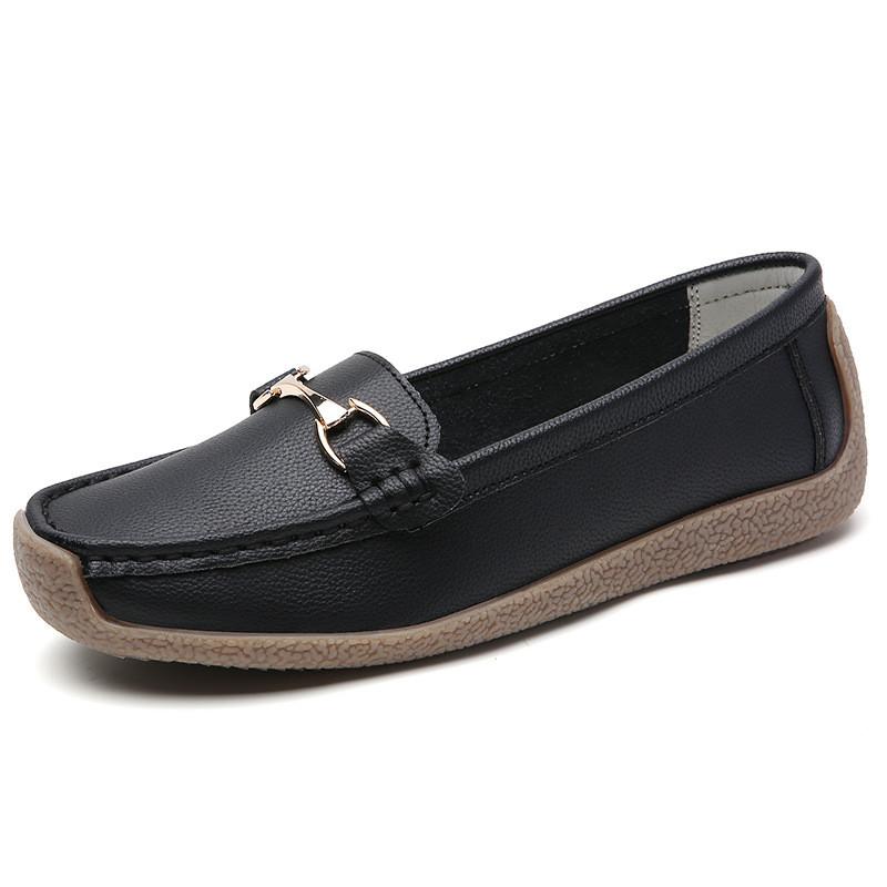 Casual Loafer Shoes For Women With Antislip Rubber Sole And Breathable Pu Insole For Daily Comfort
