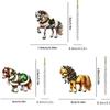 2D Flat Christmas Hanging Pendant Acrylic DIY Accessories Car Horse Pendant Multi-scene Xmas Tree Hanging Ornament Navidad Decor