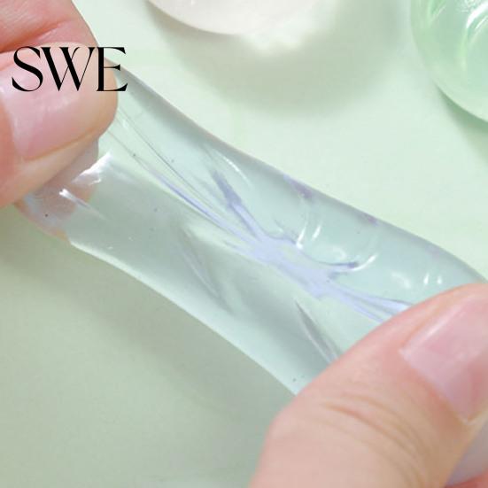 Dumpling Fidget Toy Stress Relief Squeeze Clear Mini Steamed Bun Sensory Reducer Soft Stretchy Ball Party Favors Portable