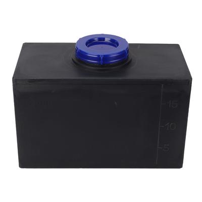Tanque de Água para RV de 5 Galões 15,7 X 9,8 X 7,9 pol. Tanque Quadrado de Armazenamento de Água Resistente ao Calor e ao Frio para Trailers Barcos Iates
