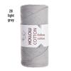 2mm Hollow Pure Cotton Scarf & Bag Yarn for DIY Crochet and Handwoven Projects