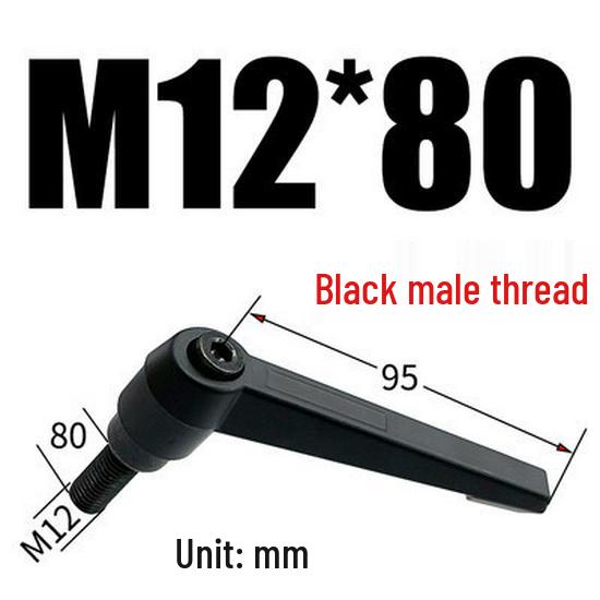 Adjustable Ratchet Handle L-Shaped Wrench with M5/M10/M16 Set Screw 7-Shaped Quick Lock Bolt