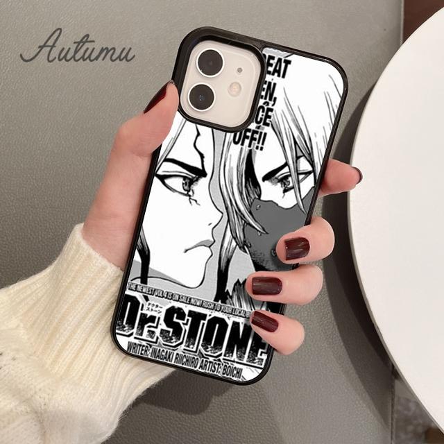 Anime Dr. Stone Senku Ishigami Phone Case for iPhone 11 12 13 14 Pro Max Mini X XR XS SE 2020 6S 7 8 Plus Samsung S21 S22 Cover