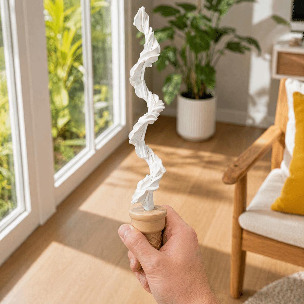 Funny Retractable Toy 3D Printed Extendable Prank Toy Telescopic Ice Cream Toy  Cosplay
