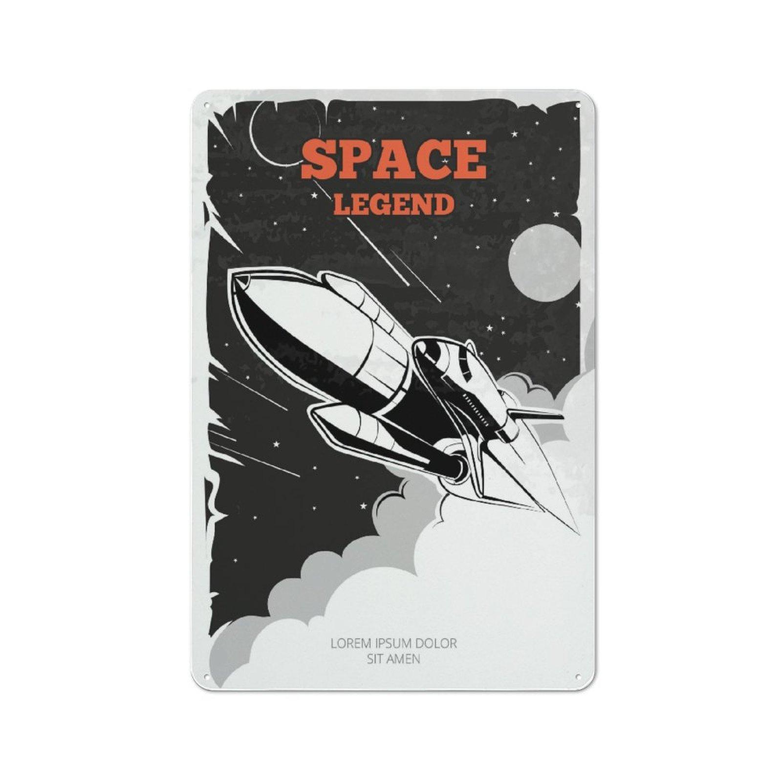 

1Pc Vertical Metal Tin Wall Plate Decor 2030cm / 3040cm Retro Vintage Style For Home Kitchen Bar Cafe Garage 20*30CM