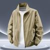 Men's Jacket Autumn and Winter 25 New Outdoor Casual Stand-up Collar Blue Student Jacket Tooling Top Trend