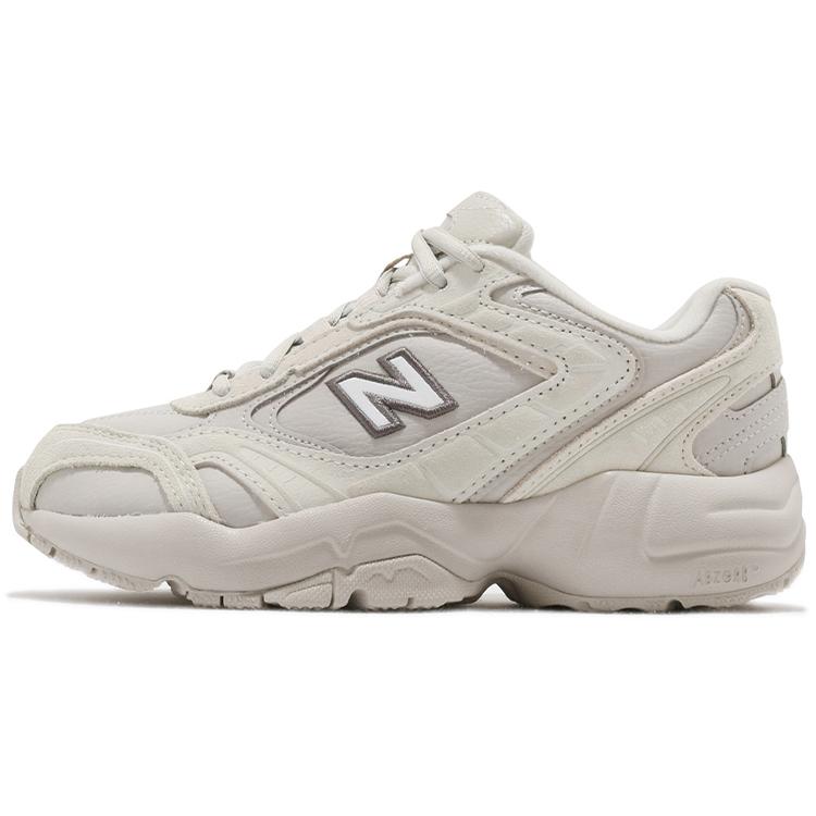 

New Balance NB 452 Cushioned Slip Resistant Low Top Chunky Sneakers Women s Greige 36