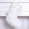 Faux Furs Holiday Hanging Sock Elegant Designs Fireplaces Mantels Decorative