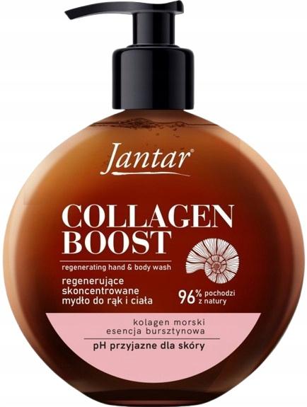 Farmona Jantar Mydło W Płynie Do Rąk I Ciała Regenerujące Kolagen Boost 400Ml