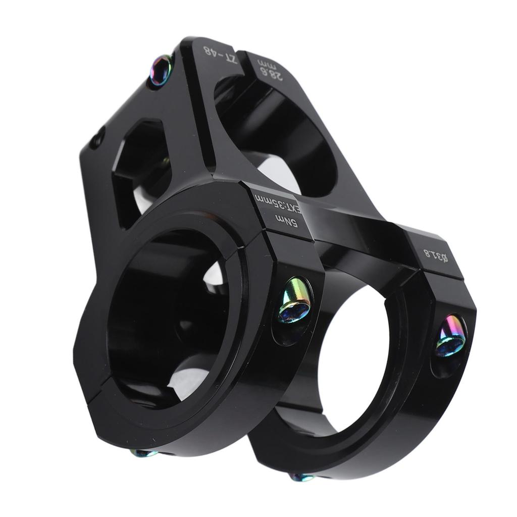 31.8mm Mountain Bike Stem Aluminum Alloy Lightweight Short Handlebar Stem for Replacement