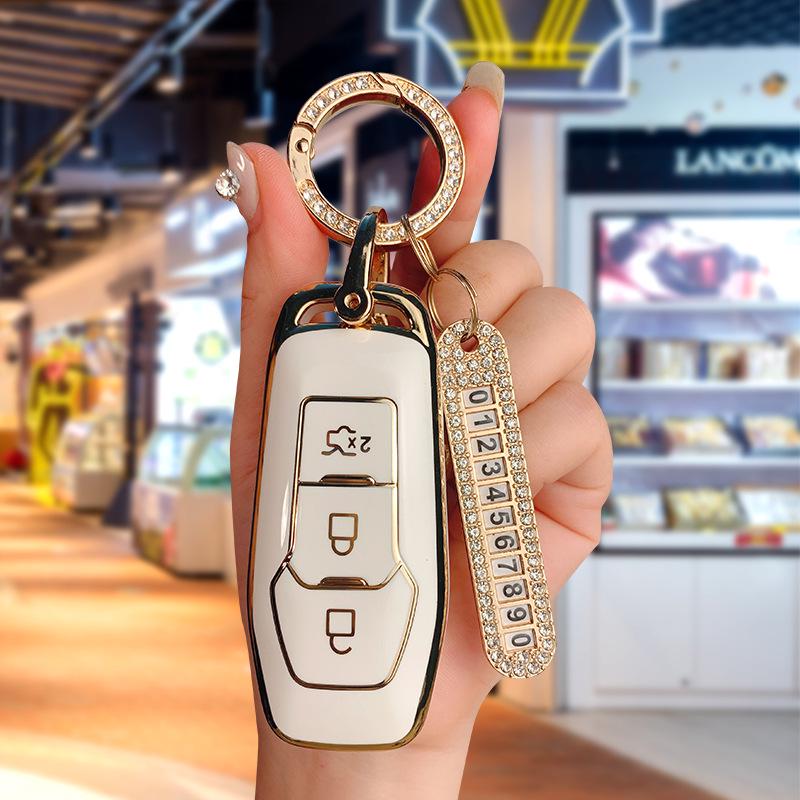 High-Grade Key Case for Ford Mondeo, Mustang, Edge, Kuga, Explorer, Taurus.