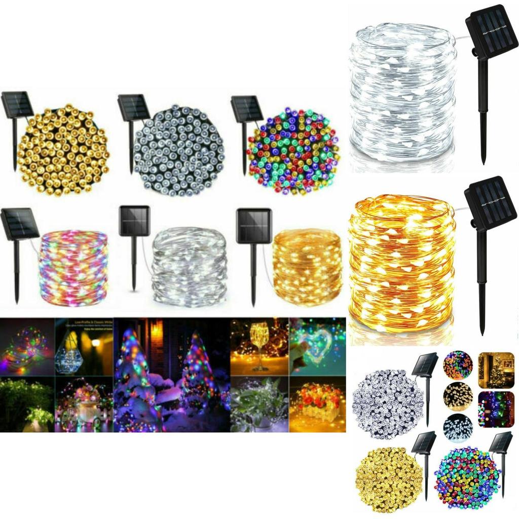 Bright And Energy-efficient Solar Fairy Lights For Outdoor Parties