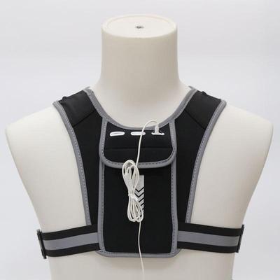 Unisex Outdoor Running and Mountaineering Chest Backpack with Water Bottle Holder and Phone Pocket