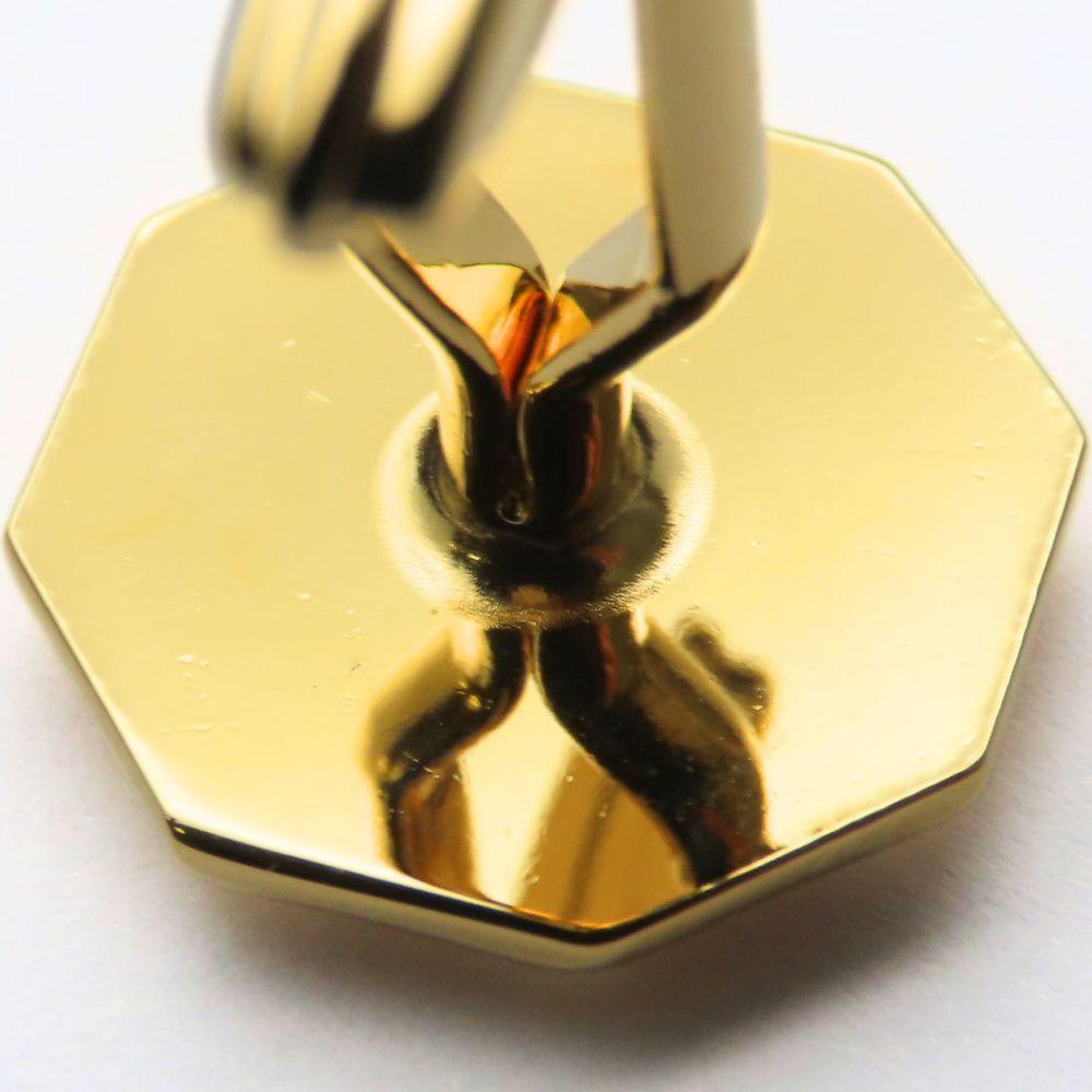 Used NINA RICCI Cuffs Tie Pin Set Metal Gold Silver Suit