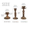 Retro Resin Candle Holder Antique Candle Holders Set Dining Room Table Top Decoration Wedding Decoration Photography Props