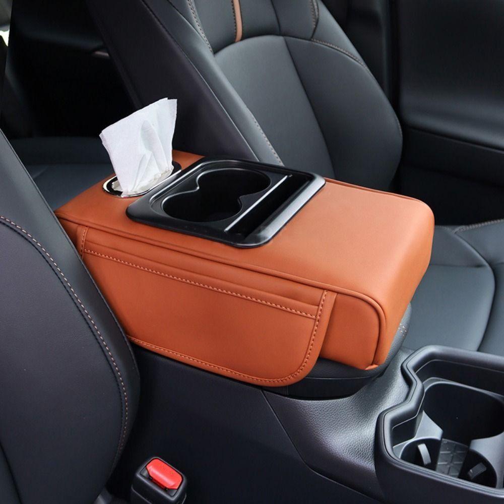with Cup Holder Armrest Heightening Pad Elbow Support Car Console Console Pillow Auto Interior