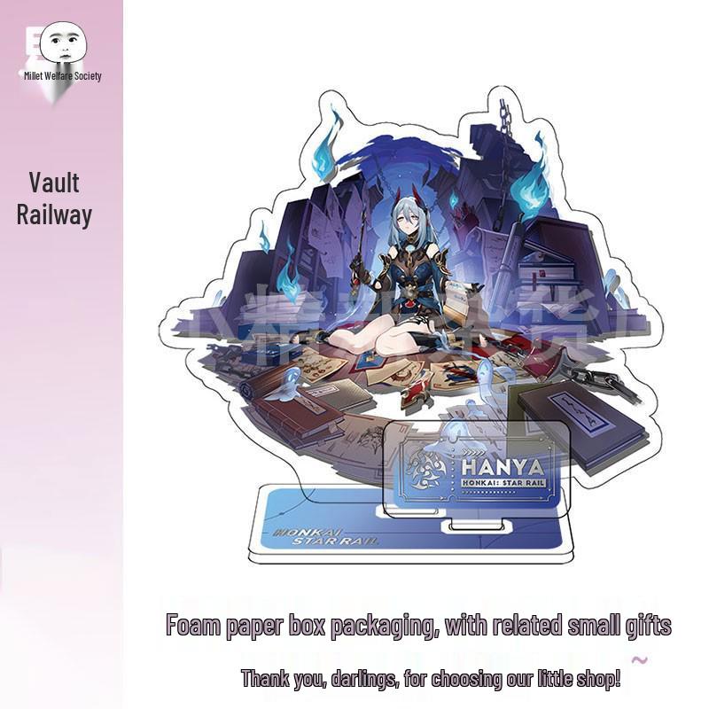 miHoYo Star Rail Firefly Dan Heng Luna Figurine Set: Acheron, Aventurine, Kafka, Silver Wolf, Jingliu, Xueyi Standees