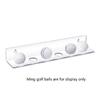 Clear Acrylic Golf Balls Stand Floating Shelf Wall Mounted Shelves Replacement Display Rack for 6 Golf Balls Display