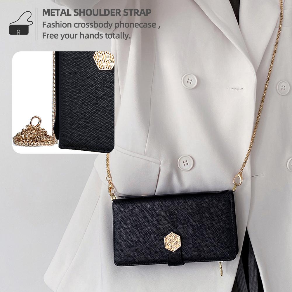 For Samsung Galaxy XCover7 Pro Case Cross Texture PU Leather+TPU Wallet Phone Cover with Strap