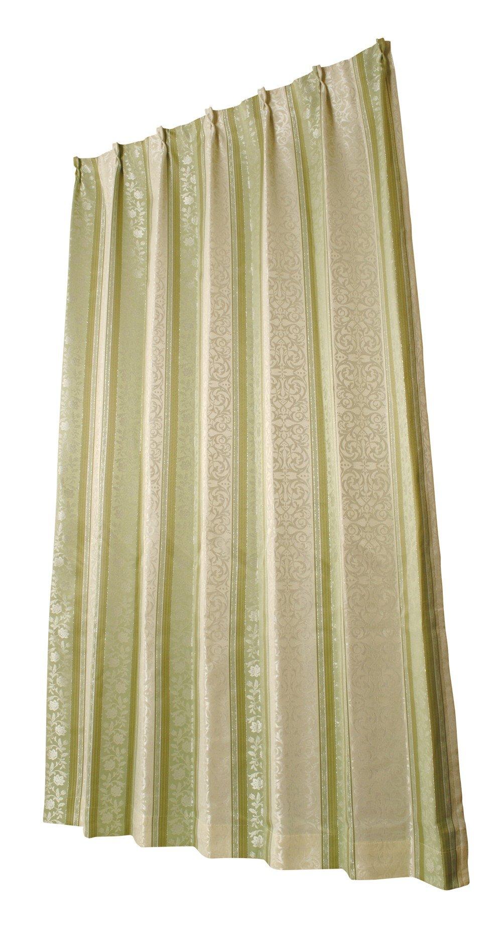 

Univer Blackout Drape 200cm Wide x 230cm 1 Panel Curtain, Angle, Green, Long, зелёный