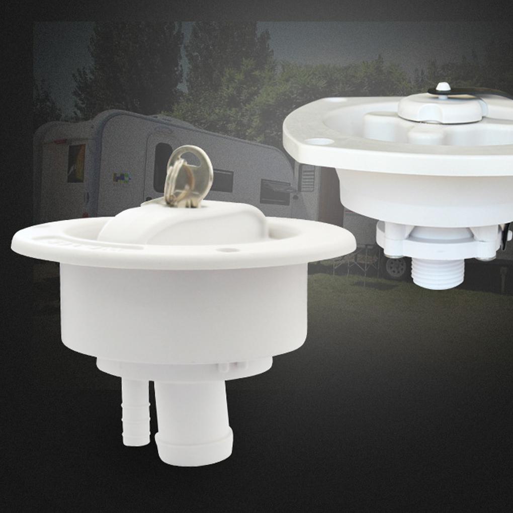 RV Water Tank Hatch Tanks Fitting Rotatable Modified Accessories Filling Hatches Lidded Fill Inlet for Replace