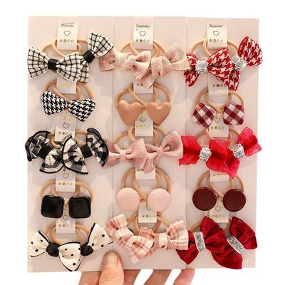 Leuke haarband voor meisjes Zoete prijzen Strik Mode Haartouw voor peutermeisje Mooie elastische haarband Babyhoofddeksels