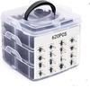 kkjoy 620Pcs Auto Rivet Clips Bumper Door Fender Fasteners suit for most vehicles