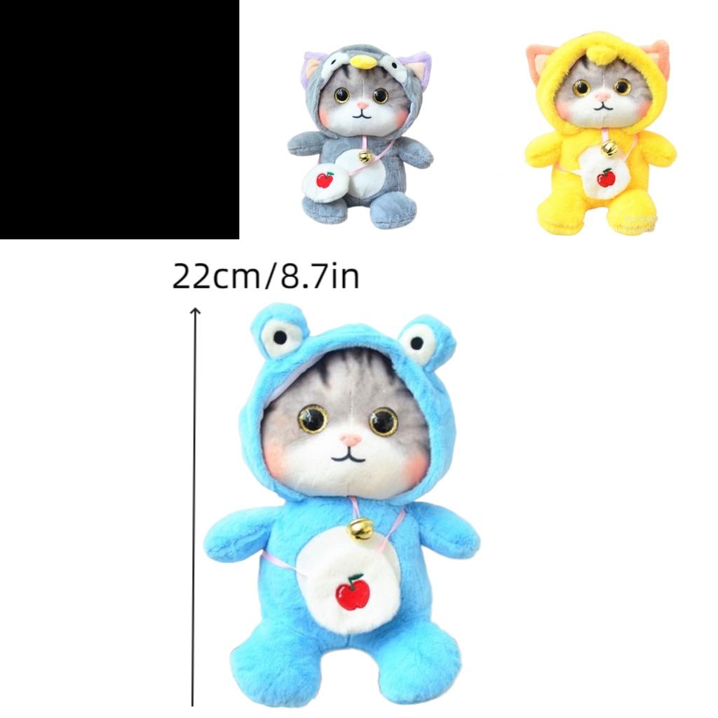 Cute Cat Plush Toy For Kids Soft And Cuddly, Perfect For Nap Time Cartoon Animal Stuffed Animal
