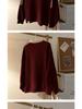 Men's American Retro College Style Polo Sweatshirt - Loose Fit, Long-Sleeved, Spring/Autumn 2025, Hong Kong Trend