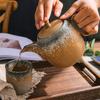 Japanese-style Coarse Pottery High-end Water-sensing Utensils Set Hotel Famous Hotel Style Good Things Kettle Pottery Pot