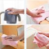 Absorbent Tableware Cleaning Towel Thickened Non-woven Cleaning Towels Microfiber Towel  Kitchen