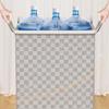 Borsa portaoggetti in tessuto non tessuto con coperchi, cerniera, contenitore pieghevole per trapunte, grande capacità, antipolvere, organizzatore