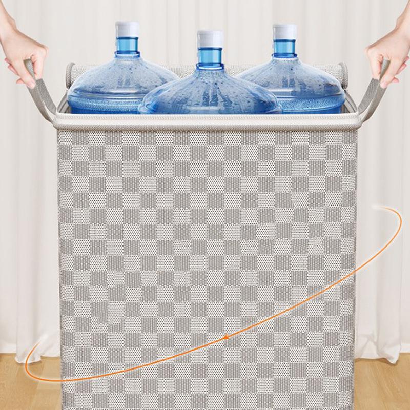 Borsa portaoggetti in tessuto non tessuto con coperchi, cerniera, contenitore pieghevole per trapunte, grande capacità, antipolvere, organizzatore