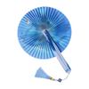 Handheld Hand Fan With Tassel Magnetic Folding Fan For Women Vintaged Shape Paper Fan For Weddings And Decorations