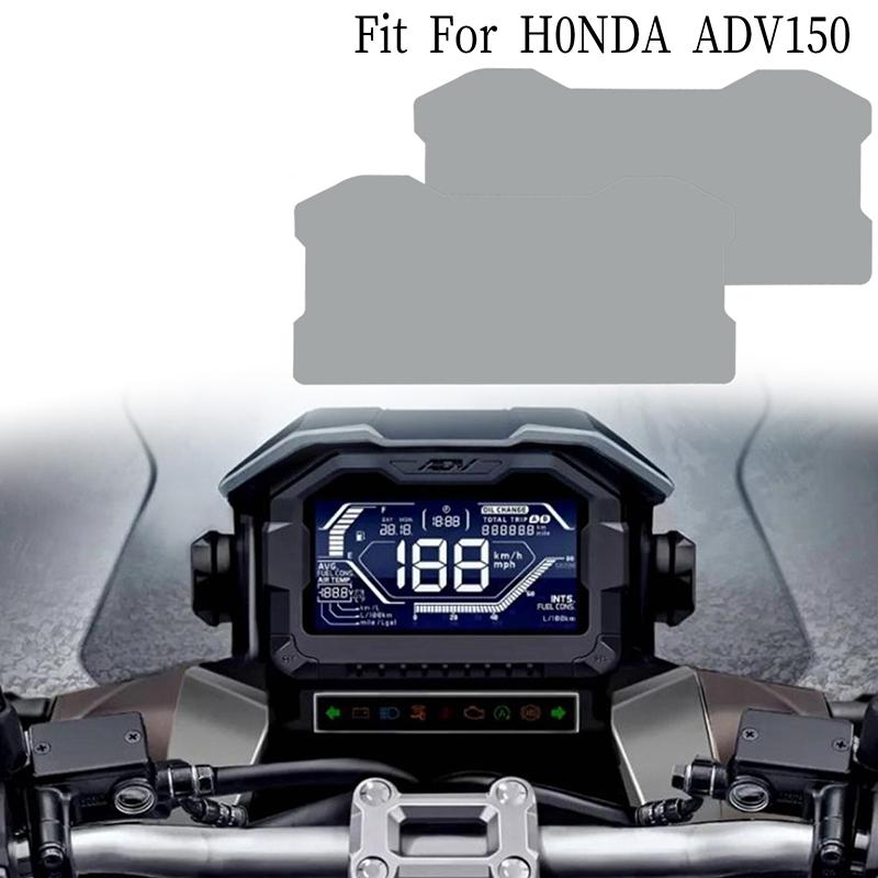 Dashboard Screen Protector for Honda ADV150 2019-2022,TPU Clear Anti-scratch Cluster Speedometer Film,Motorcycle Instrument Guard (2-Pack)