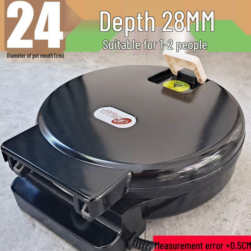 Multi-Functional Electric Griddle: Double-Sided Heating for Deep, Large Pancakes