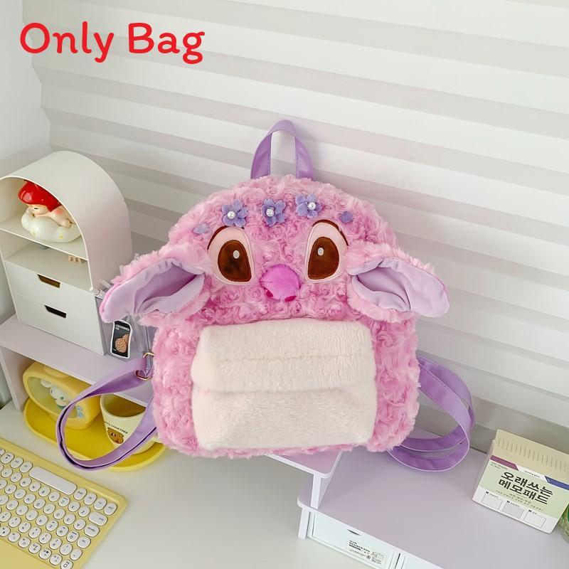 Stitch Plüschtier Tasche mit Canvas Innentasche für den täglichen Freizeitgebrauch