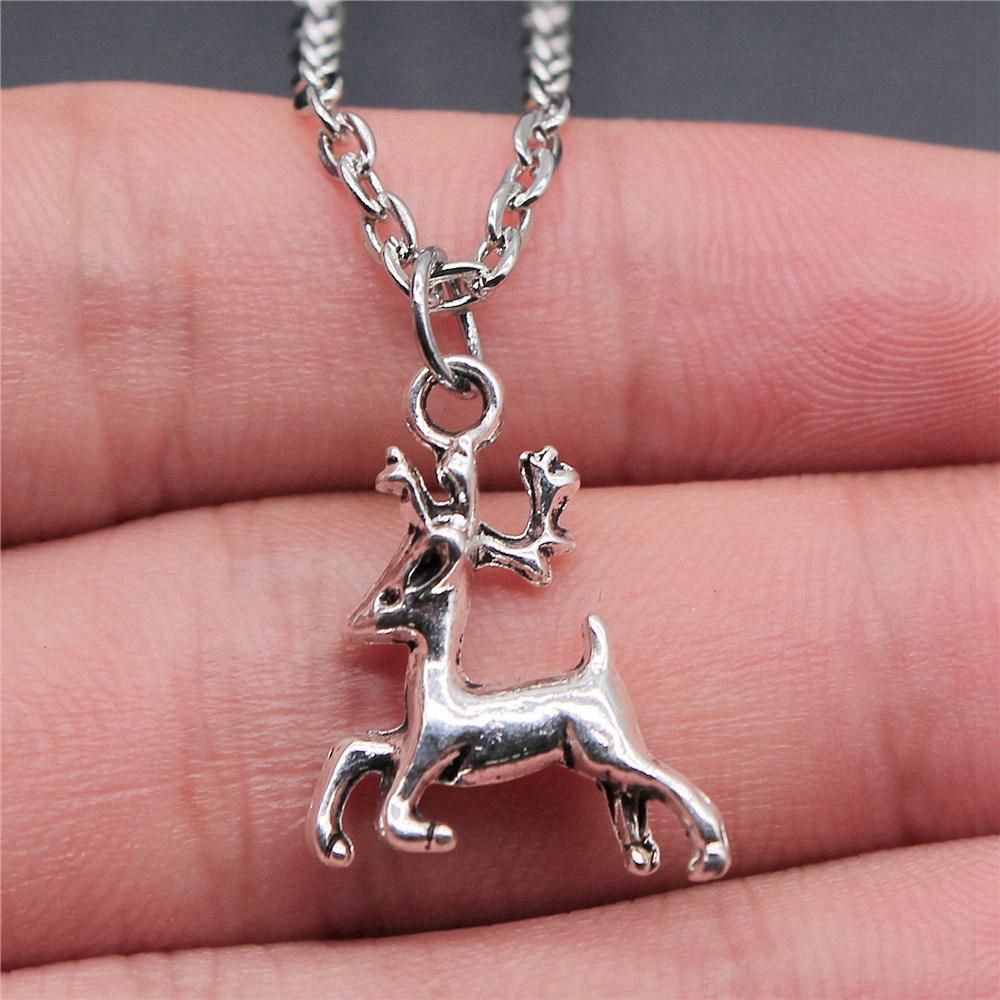 Halskette am Hals 43cm Kette Waldtiere Hochzeitsschmuck Zubehör QN031