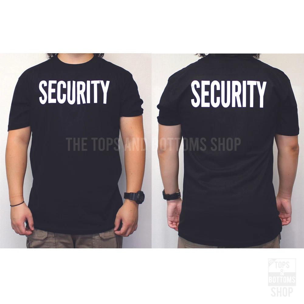 

Mens Security Guard Detail Bouncer T shirt Front/Back Print Graphic Premium Tee 3XL