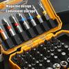 50 In 1 Multi-Size Sockets Set Magnetic Bits Power Tool Combination Kit  Construction Project
