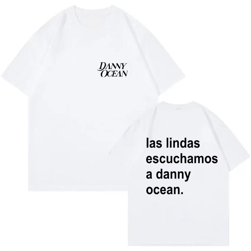 Rapper Danny Ocean Reflexa Letters Print 2026 Harajuku Hip Hop TShirt Men Summer Crewneck Y2K Tshirt Unisex Cozy Cotton top